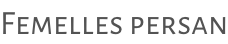 Femelles persan